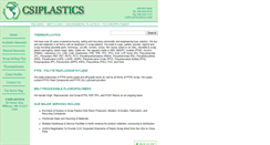 Desktop Screenshot of csiplastics.com